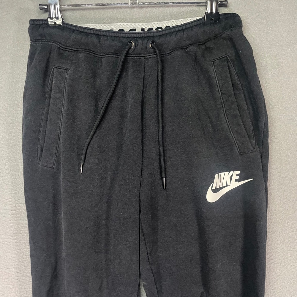 Nike Sportswear Club Fleece Jogger Sweatpants Black Mens XS Swoosh Logo - Picture 9 of 13